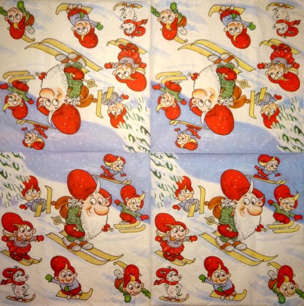034 Dwarfs - 3-ply - Poortvliet 2001